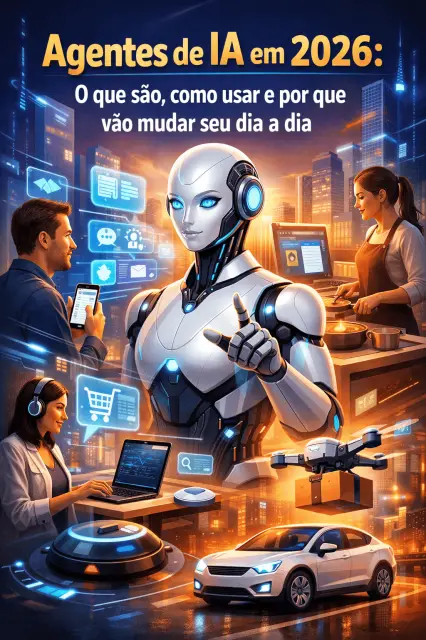 Agentes de IA em 2026: por que todo mundo está falando disso (e o que muda de verdade)